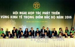 Hà Nội ký kết hợp tác với 14 tỉnh, thành phố khu vực Bắc Bộ 